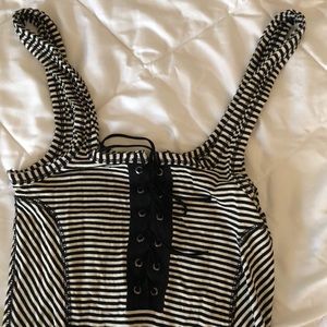 Striped tank never worn no tag